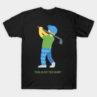Young Golf Enthusiasts: Swinging into Youthful Passion T-Shirt